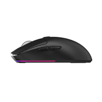 Mouse Gaming Nirkabel Triple Mode 2.4G&BT Baru dengan Lampu Latar RGB 6D, Basis Pengisian Daya Isi Ulang, DPI yang Dapat Disesuaikan untuk Tangan Kanan GM-181DWA