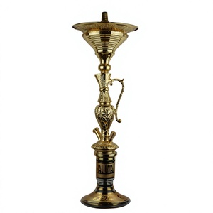 Authentique Kit Chicha Khalil Mamoon Design Jug - 86cm avec Noyau et Chambre Intérieure en Laiton Massif (Multicolore) - Product Image 1