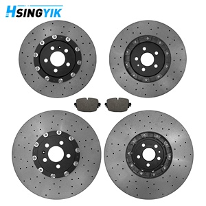 Disque de frein en céramique carbone avant Hsingyik pour <span class=keywords><strong>Audi</strong></span> A6 C8 A7 <span class=keywords><strong>RS6</strong></span> RS7 4K0615301S 420X40MM - Product Image 6