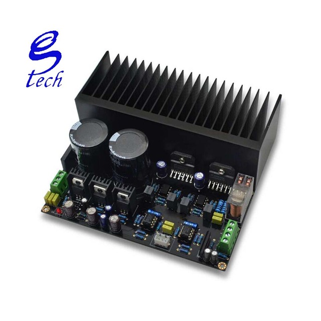 High quality LM3886 Amplificador Amplifiers Audio Stereo High Power Amplifier Board OP07 DC 5534 OP Amp PCB DIY LM3886
