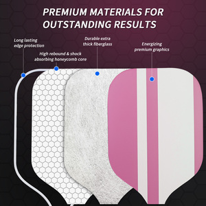 Giá rẻ chất lượng tốt nhất mạnh mẽ sợi thủy tinh tốt Swing PP 8mm tổ ong lõi trong nhà ngoài trời pickleball thiết bị vợt dink - Product Image 4