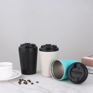 Venta al por Mayor de Termos de Acero Inoxidable de 350 ml (12 oz) para el Hogar, Taza Aislada de Doble Pared para Café y Bebidas Frías - Product Image 2