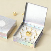 Boîte d'emballage vide pour produits de soin de la peau, coffrets cadeaux, kits pour huiles essentielles de soin de la peau, emballage magnétique en carton avec logo personnalisé