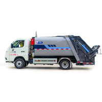 Le prix du petit camion à ordures à compression électrique Foton 5m3, avec une autonomie de 322km, est un véhicule de collecte des ordures au sous-sol