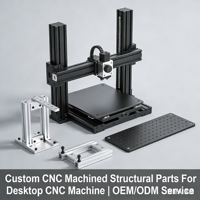 Ensemble complet de composants structurels CNC pour poste de travail avec acier inoxydable et électro-érosion à fil |   Support de base et boîtier usinés CNC