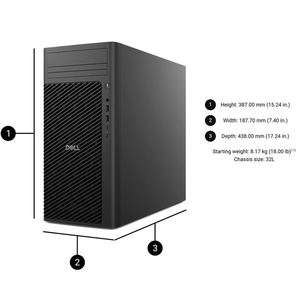 Bel Pro Max T2 FCT2250 Ultra5-235 8G 256G SSD 360W catu daya stasiun kerja casing & menara komputer PC - Product Image 5