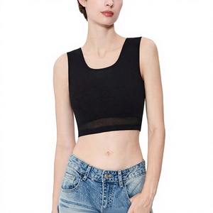 เสื้อชั้นในกีฬาสำหรับผู้หญิงไซส์ใหญ่ รุ่น ROLEIN Plus Size รองรับทรงได้ดี ผ้าลูกไม้ คอรูปตัวยู แห้งเร็ว ระบายอากาศได้ดี น้ำหนักเบา ผลิตจากผ้าสแปนเด็กซ์/โพลีเอสเตอร์ เหมาะสำหรับวิ่งออกกำลังกายกลางแจ้ง - Product Image 1
