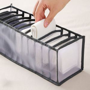 New Underwear <b>Storage</b> <b>Box</b> Drawer Type Mesh Underwear Socks Finishing <b>Box</b> Household <b>Folding</b> Separation Bra Organizer <b>Storage</b> <b>Box</b> - Product Image 4