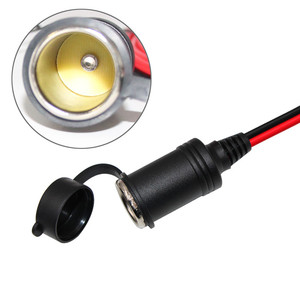 Kabel Adaptor Soket Pemantik Rokok 12V DC dengan Penjepit Aki Mobil 15cm 4A Tahan Air - Product Image 5