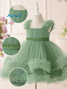 <span class=keywords><strong>Robe</strong></span> <span class=keywords><strong>de</strong></span> <span class=keywords><strong>Princesse</strong></span> Mignonne pour Filles, Col Rond, Sans Manches, en Tulle Doux, pour Anniversaire & Mariage, Vêtements d'Enfants ODM pour Fêtes - Product Image 5