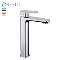 Robinet de salle de bain moderne Australie Watermark, mitigeur de lavabo à poignée unique noir mat