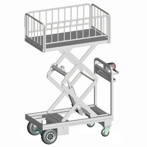 รถเข็นส่งของแบบยกไฟฟ้าสำหรับงานอุตสาหกรรม,พร้อมราวกั้นสำหรับรถบรรทุกสินค้างานหนัก - Product Image 6