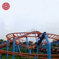 Équipement de parc d'attractions, montagnes russes à 16 places, montagnes russes familiales, mini-montagnes russes à vendre