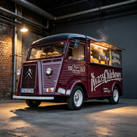 Remolque Comercial de Comida Rápida con Parrilla para Hamburguesas y Equipo de Freidoras para Negocios de Comida Callejera y Eventos