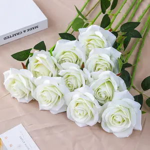2024 all'ingrosso Amazon vendita calda di lusso mazzi di Rose artificiali eterno fiore sciolto interno casa fatto da te altre decorazioni di fiori.