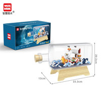 Mini bloc de construction électronique dérive bouteille livraison directe Construction jouet modèle de RMS Titanic pour enfants de 5 à 7 ans