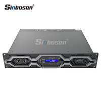 Amplificateur de puissance numérique DSP professionnel SR4-3200 3200W 4 canaux, système audio DSP, amplificateur de classe D avec boîtier métallique