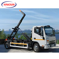 Camion à benne basculante professionnelle, camion à benne amovible, camion à conteneurs détachables pour les services d'assainissement