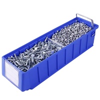 Contenedor de Almacenamiento Industrial de Plástico Resistente, Antiestático, ESD, Ahorra Espacio, Duradero, Multifuncional y de Calidad