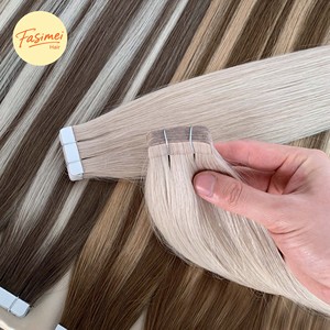 Extension per Capelli Tape-In di Alta Qualità, Installazione Rapida, Ipoallergeniche, Certificate CE RoHS ISO, Doppia Trama, 100% Capelli Umani - Product Image 4