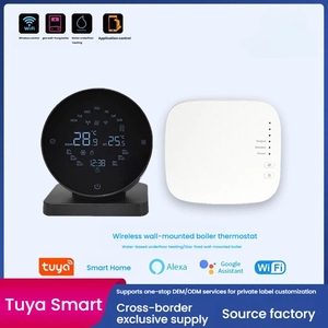 <span class=keywords><strong>Thermostat</strong></span> intelligent sans fil WiFi RF433, commande vocale par application, pour chauffage au sol par eau, <span class=keywords><strong>chaudière</strong></span> à <span class=keywords><strong>gaz</strong></span> avec récepteur - Product Image 2