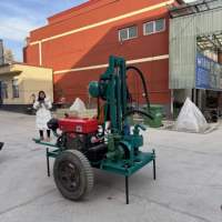 Pompe hydraulique rotative à moteur diesel 25/32 CV pour forage de puits d'eau, utilisation agricole et minière, profondeur maximale 300 m, facile à utiliser