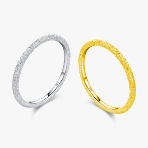 999 Puur Zilveren Delicate Sprankelende Stapelbare Eternity Band Ringen Voor Vrouwen Dagelijks Feest Fijne Sieraden Accessoires - Product Image 1