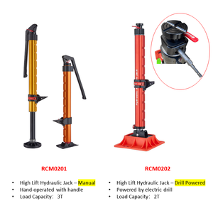 رافعة هيدروليكية يدوية عالية من الألومنيوم لإصلاح السيارات وعمليات الإنقاذ الذاتي على الطرق الوعرة - Product Image 4