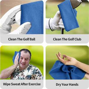 Serviettes en microfibre en gros et kit de nettoyage pour sacs de golf, motif gaufré - Product Image 4