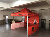 10x10 publicité Logo extérieur en aluminium salon tente exposition événement chapiteau Gazebos auvent Pop Up tentes imprimées personnalisées