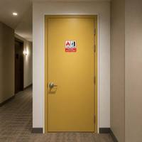 Porte en acier ignifugée de 20 à 180 minutes avec quincaillerie de sortie de secours homologuée, cadre de calibre 16 pour appartement, bureau, bâtiment commercial