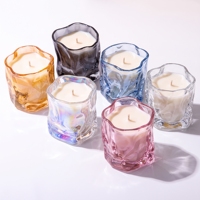 Bougie parfumée pour la maison NOVA Luxury Iridescent Glass |    Combustion stable sans fumée noire, fabriqué à partir d'ingrédients naturels purs.