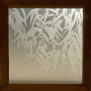 Couleur personnalisée Feuilleté Trempé Verre D'art Décoratif avec Dépoli À L'acide pour Dépoli Table/Décoration/Portes - Product Image 4
