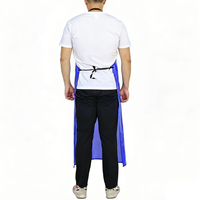 Tablier en PVC souple, imperméable, anti-salissures, pour cuisine, restaurant, café, travail