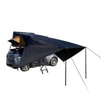 Tente de toit rigide pour voiture, type coquille, 4 personnes, imperméable, avec auvent en toile, pour véhicules tout-terrain, vente en gros
