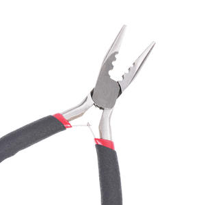 Pince à extensions de cheveux Xinrui Hardware, 4,5 pouces, en acier 45, à bec effilé, pour l'installation et le retrait - Product Image 4