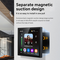 Panel de Control Táctil Inteligente de 4 Pulgadas para Hogar, Interruptor de Luz Multiescena, Amplificador de Música de Pared, Intercomunicador por Voz para Automatización del Hogar