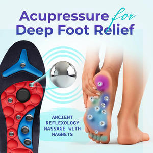 Sol Magnetik Fleksibel untuk Pijat Kaki, Desain Menurunkan Tekanan Darah, Sol Magnetik Sehat untuk Unisex - Product Image 5