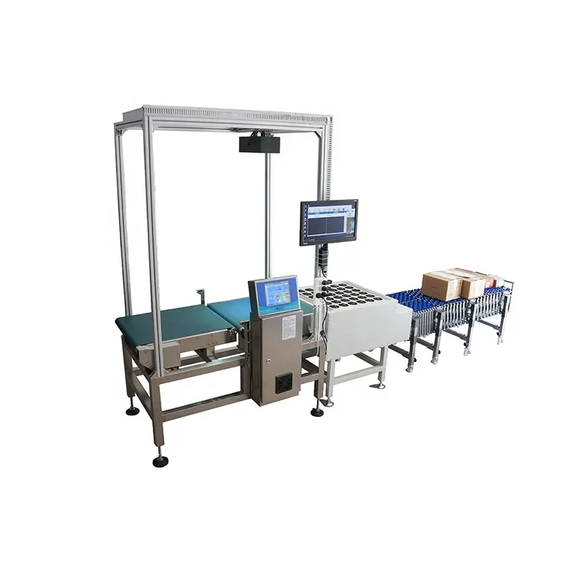 Máquina de clasificación de paquetes de código de barras para comercio electrónico, escáner de pesaje autodinámico, sistema DWS, novedad