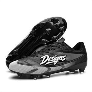<span class=keywords><strong>Botas</strong></span> de <span class=keywords><strong>Fútbol</strong></span> Premium <span class=keywords><strong>AG</strong></span> de Alta Tracción, Ventiladas, Enfocadas en la Velocidad, para <span class=keywords><strong>Césped</strong></span> <span class=keywords><strong>Artificial</strong></span>, Unisex, para Juego en Campo, Personalizables - Product Image 2