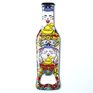 Promoción Abrebotellas de metal personalizado Sublimación magnética Aluminio en forma de imán de <span class=keywords><strong>cerveza</strong></span> Sacacorchos y abridor - Product Image 2
