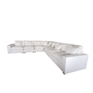 Los mejores productos comerciales de Italia, estilo posmoderno, muebles de lujo para el hogar, sala de estar, sofá seccional en L - Product Image 2