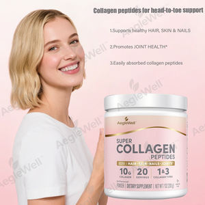 OEM ODM doğal kaynaklı hidrolize kollajen toz saç cilt tırnak ve eklem desteği kadınlar ve erkekler için kollajen takviyeleri - Product Image 2