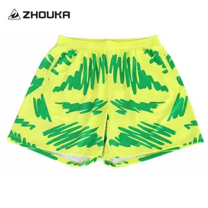 Summer Athletic Running Sport casual Mesh Shorts for men Custom 100% Polyester Sublimation Men's Basketball Shorts