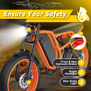 7 Speed Brushless Electric Mountain Bike 52V 750W 20AH for Urban Commuting Student Use OEM Factory Supply - Product Image 4