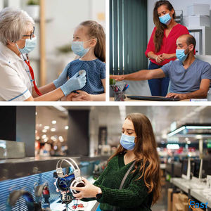 Fabrik Großhandel 3-lagige <span class=keywords><strong>PP</strong></span> Vlies Einweg Earloop Vliesstoff Gesicht 3-lagige Maske für medizinische Zwecke - Product Image 1