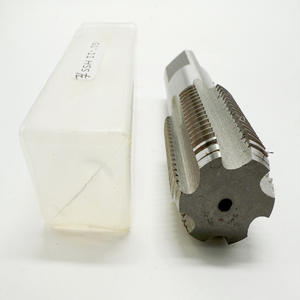 Tarauds de machine à <span class=keywords><strong>filetage</strong></span> <span class=keywords><strong>conique</strong></span> pour tuyaux en pouces 1/8, 1/4, 3/8, 1/2, 5/8, 3/4, 7/8 NPT, NPTF, G, PT, UN, UNC, BSW, BSPP, HSS - Product Image 1