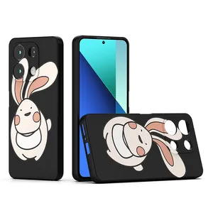 Para Xiaomi Redmi Note 13 4G impresión UV con diseño de piel de bebé toque forro de microfibra dentro de fundas suaves para funda de teléfono celular