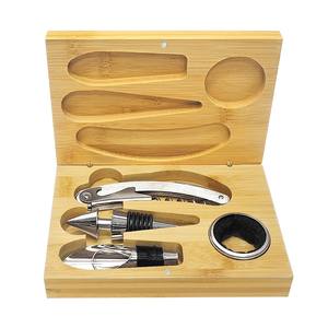 Fourniture directe du fabricant Ensemble de 5 pièces d'outils pour le vin Ouvre-bouteilles et ensembles de vin - Product Image 3