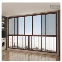 Fenêtre à battant en métal sur mesure avec cadre en aluminium et porte en verre pour usage résidentiel et hôtelier, design arqué unique